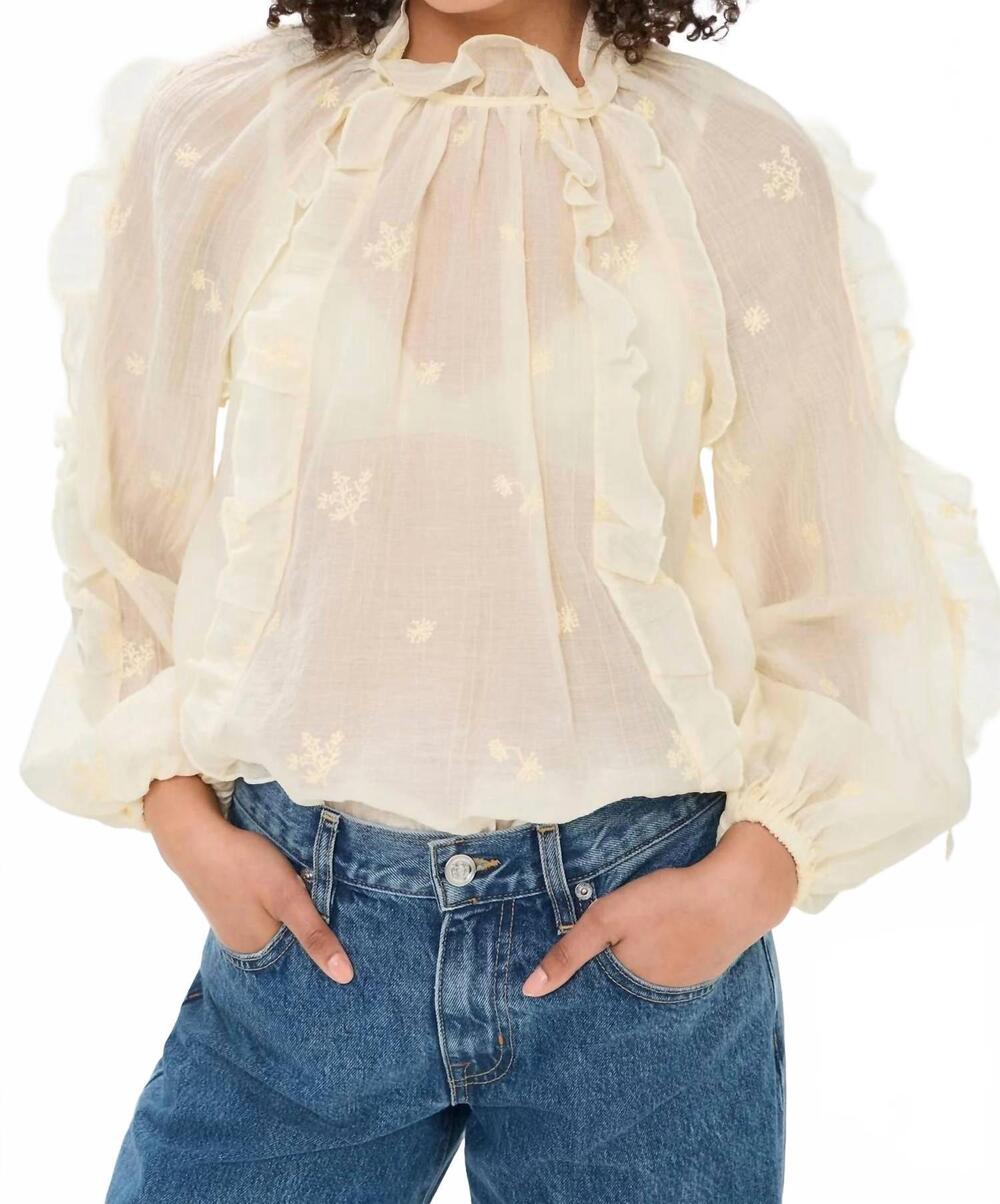 NEW SECULAR priscilla shirt in beige